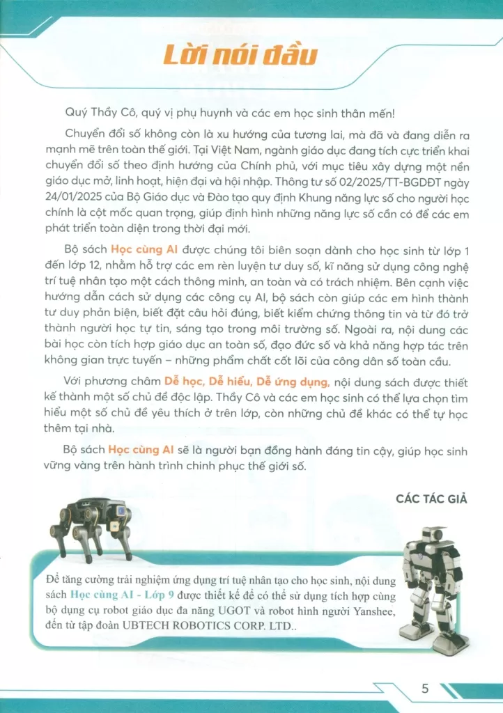 HỌC CÙNG AI LỚP 9